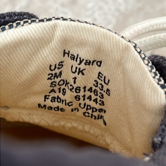 Brand New Sperry Top-Sider Hook & Loop Navy Nautical Boat Shoes Lace Up Loafers - Picture 15 of 16